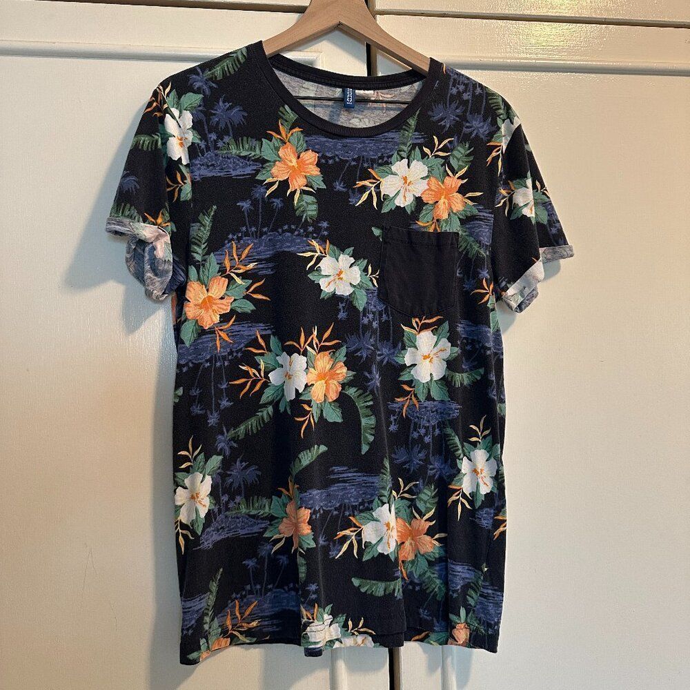 Divided Floral Shirt